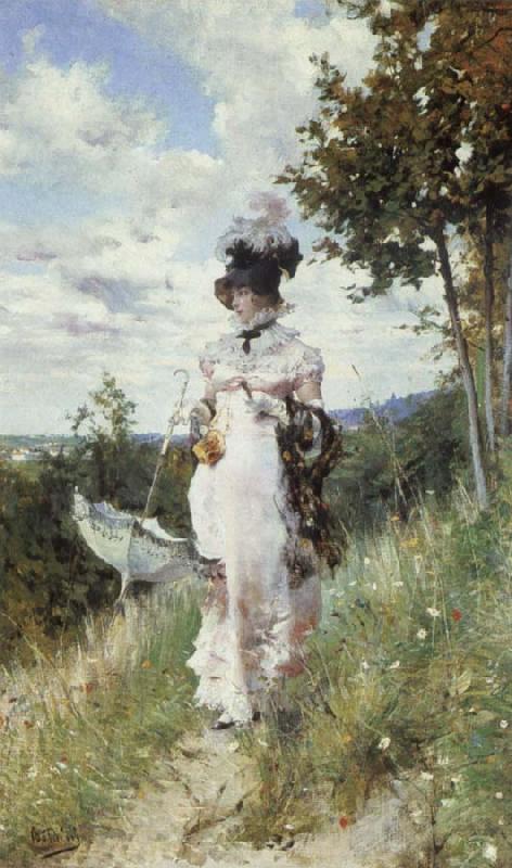 Giovanni Boldini Afternoon Stroll